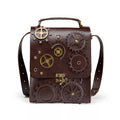 Steampunk Gear Decorated Crossbody Bag