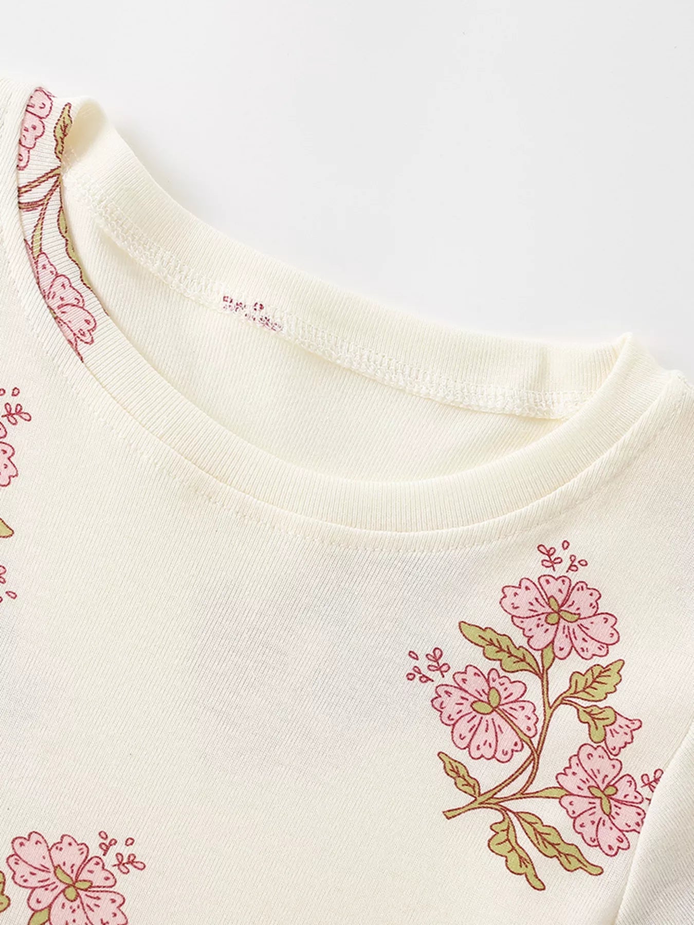 Children's Floral Print Cotton Dress