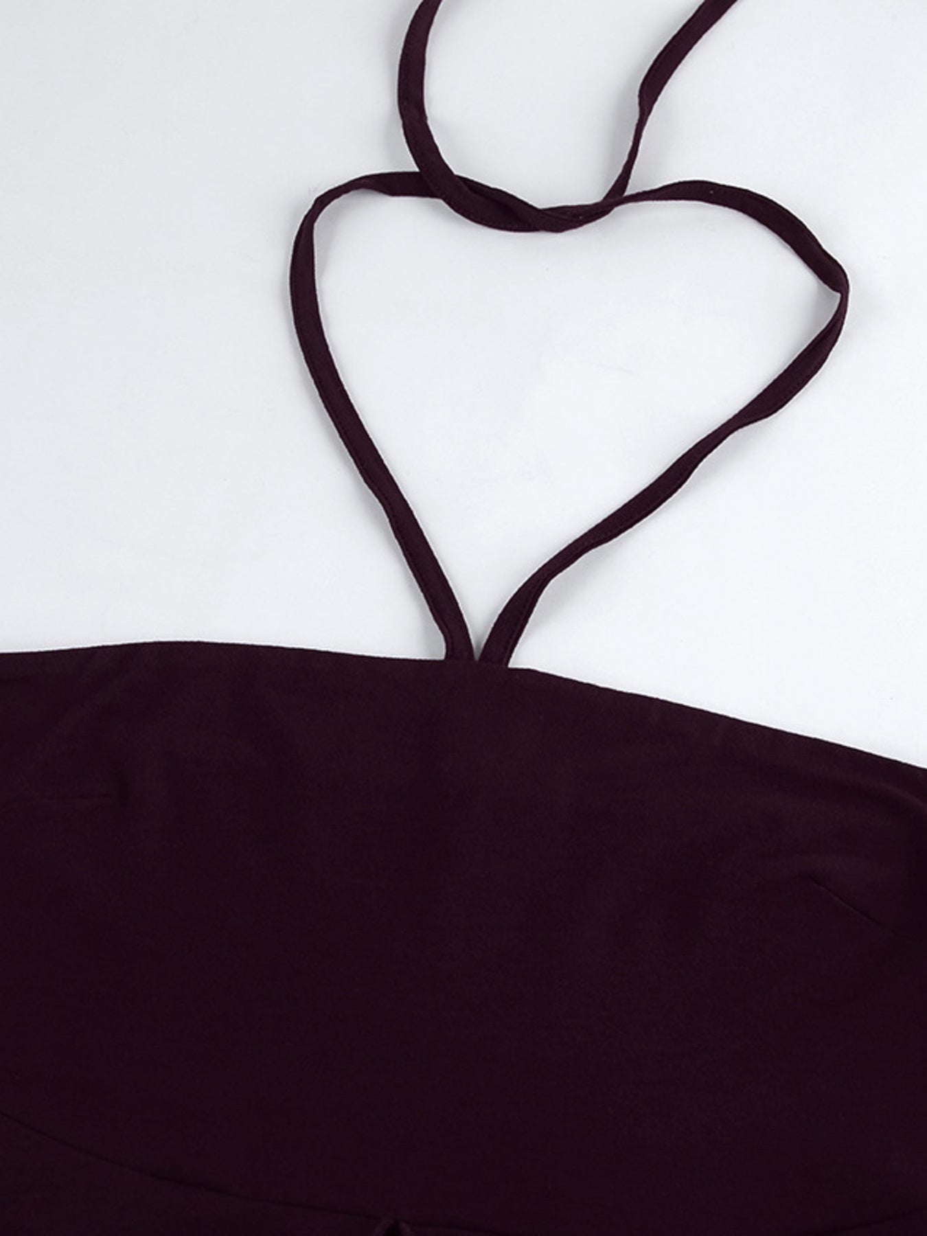 Halter Neck Asymmetrical Hem Cami