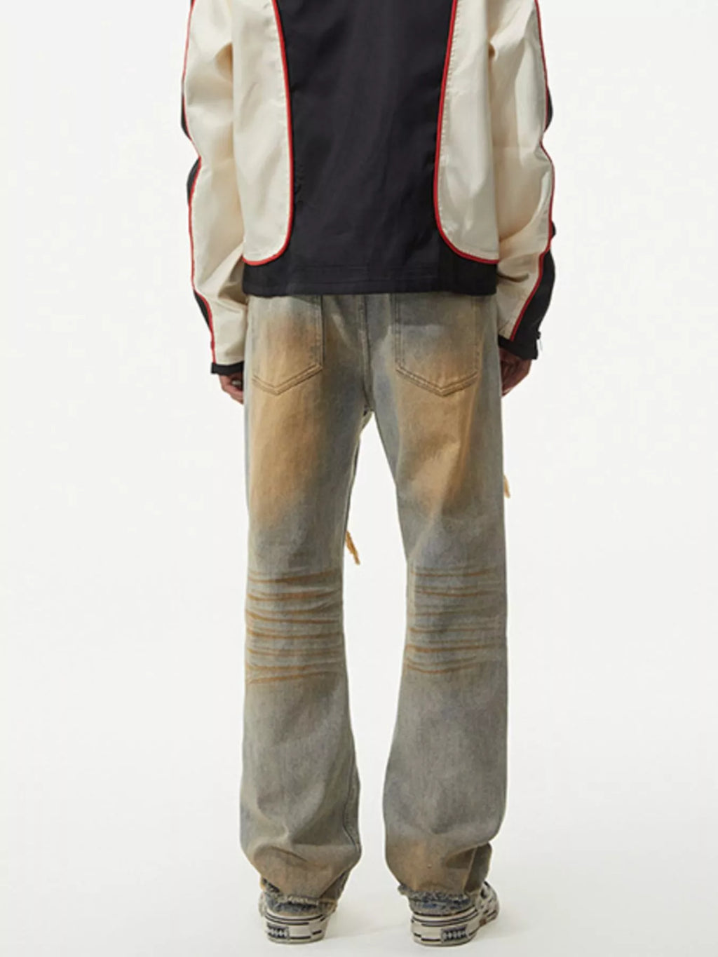 Men's Distressed Loose Fit Jeans