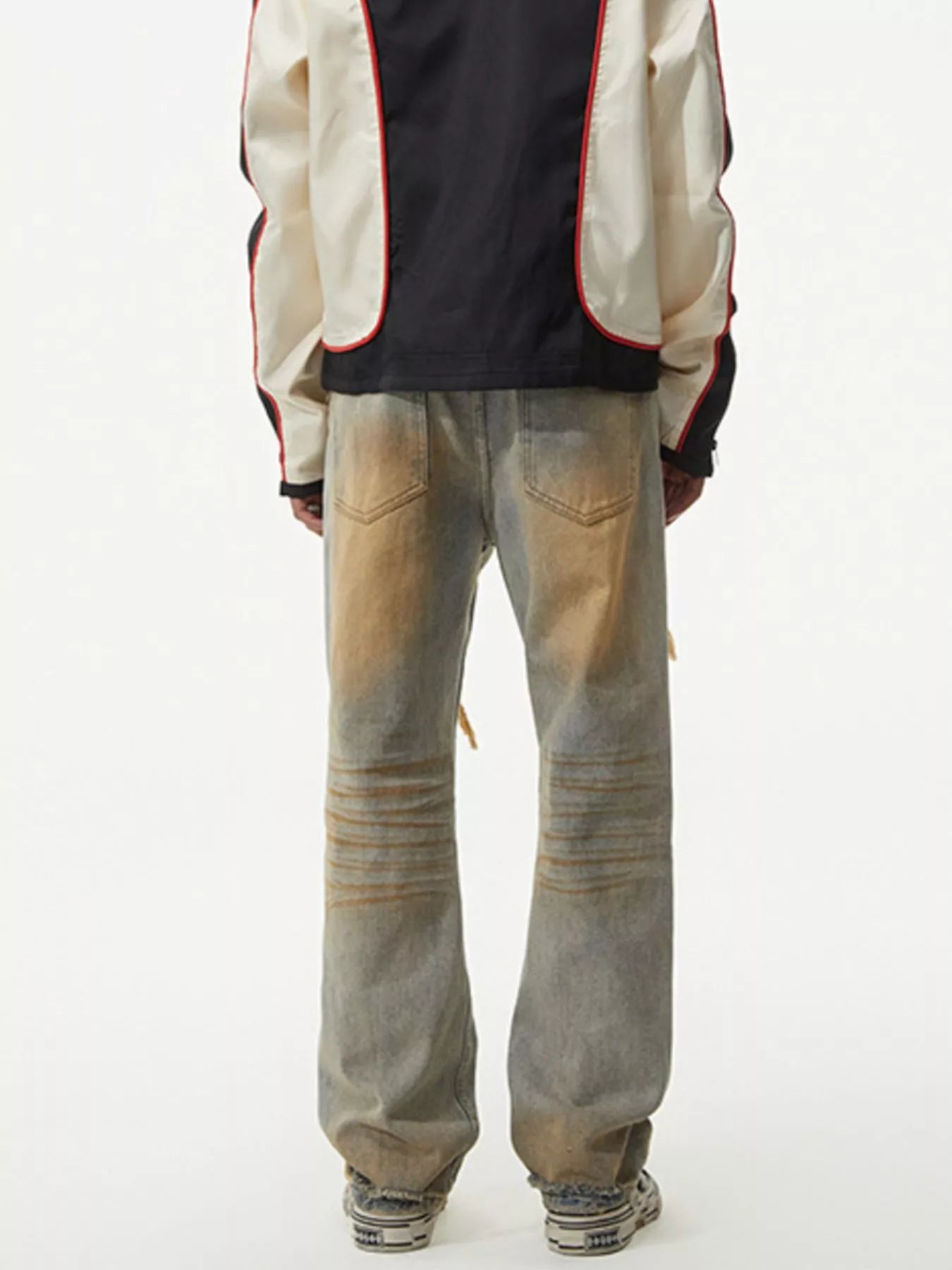 Men's Distressed Loose Fit Jeans