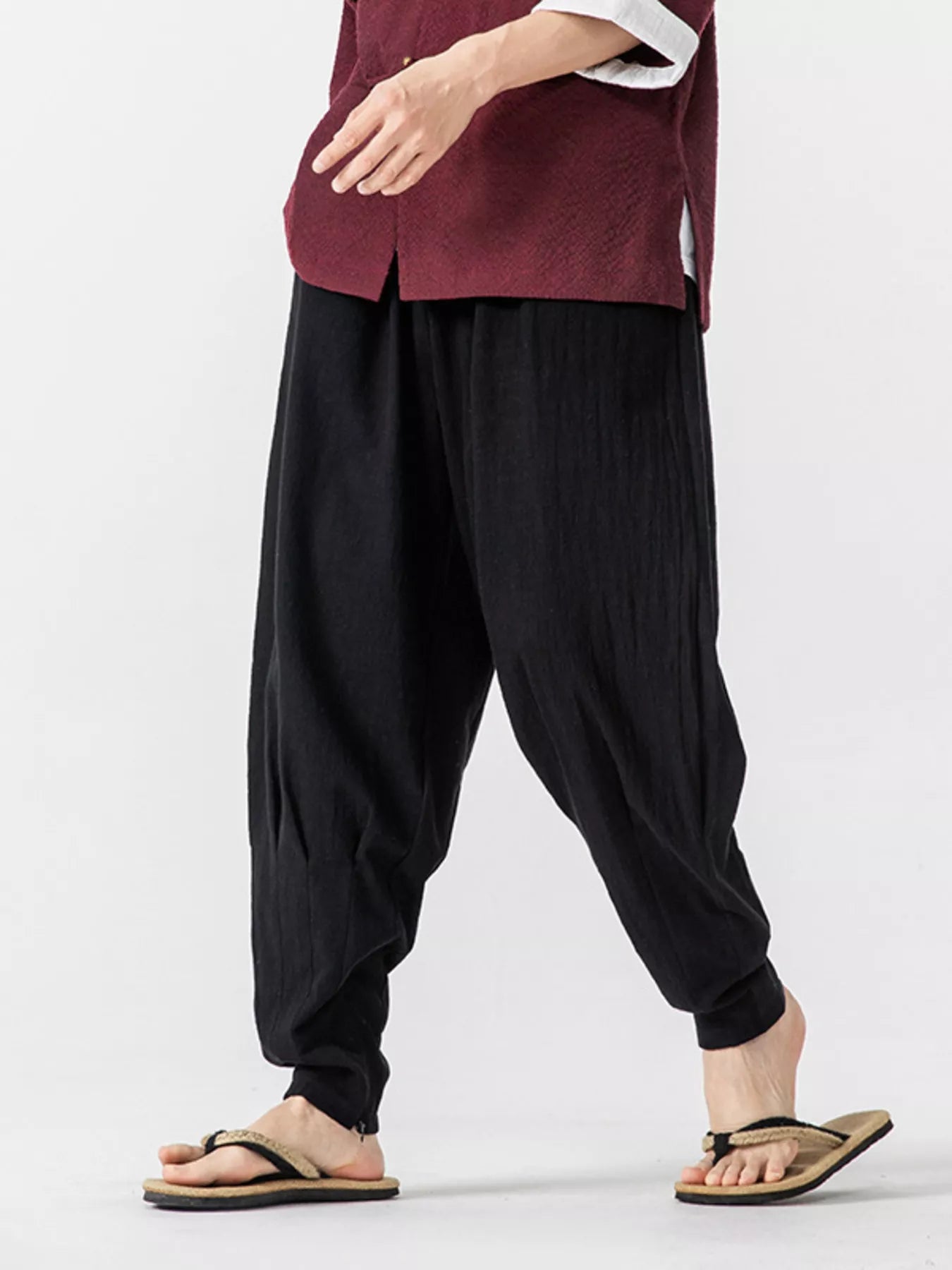 Men's Plus Size Loose Fit Harem Pants