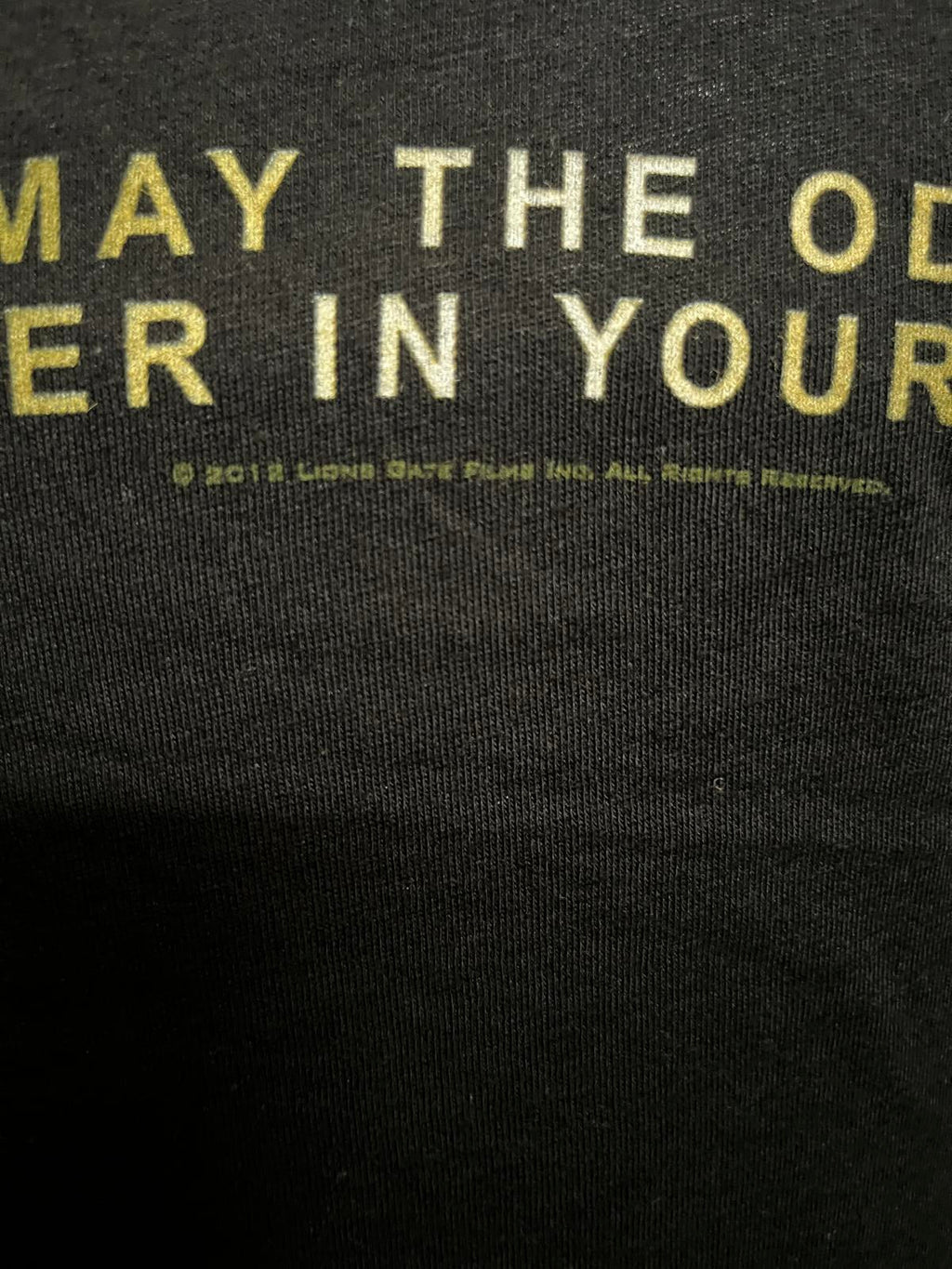 Hunger Games Movie T-shirt - May the Odds be in Your Favor