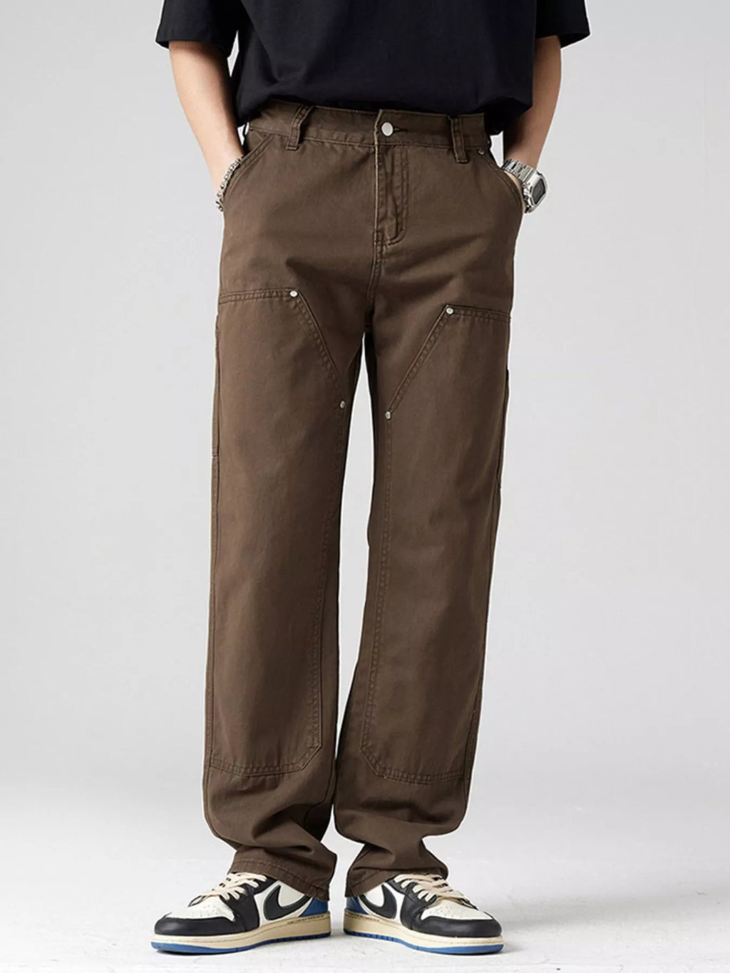 Men's Wide-Leg Relaxed Fit Jeans