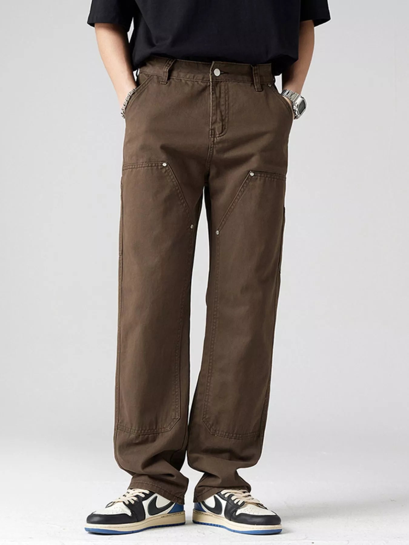Men's Wide-Leg Relaxed Fit Jeans