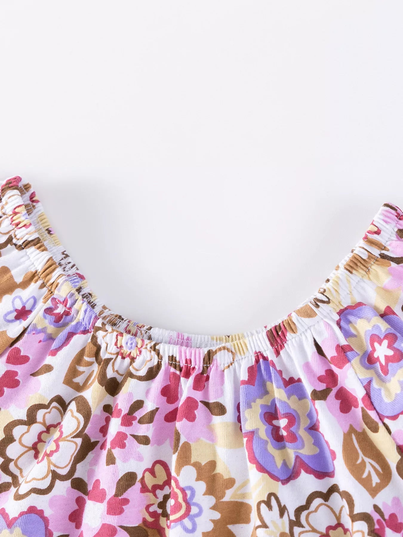 Children's Floral Top and Tulle Skirt Set