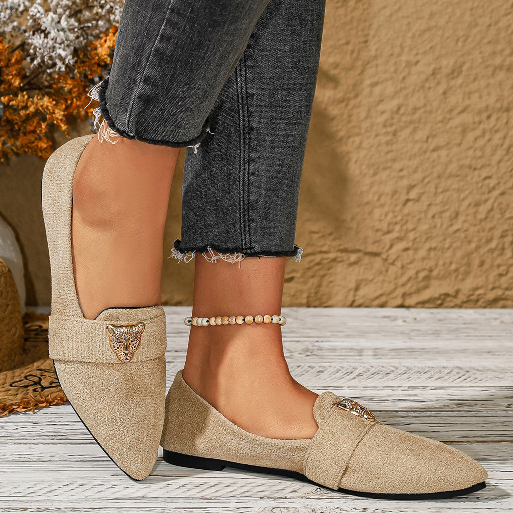 Point Toe Slip-Ons