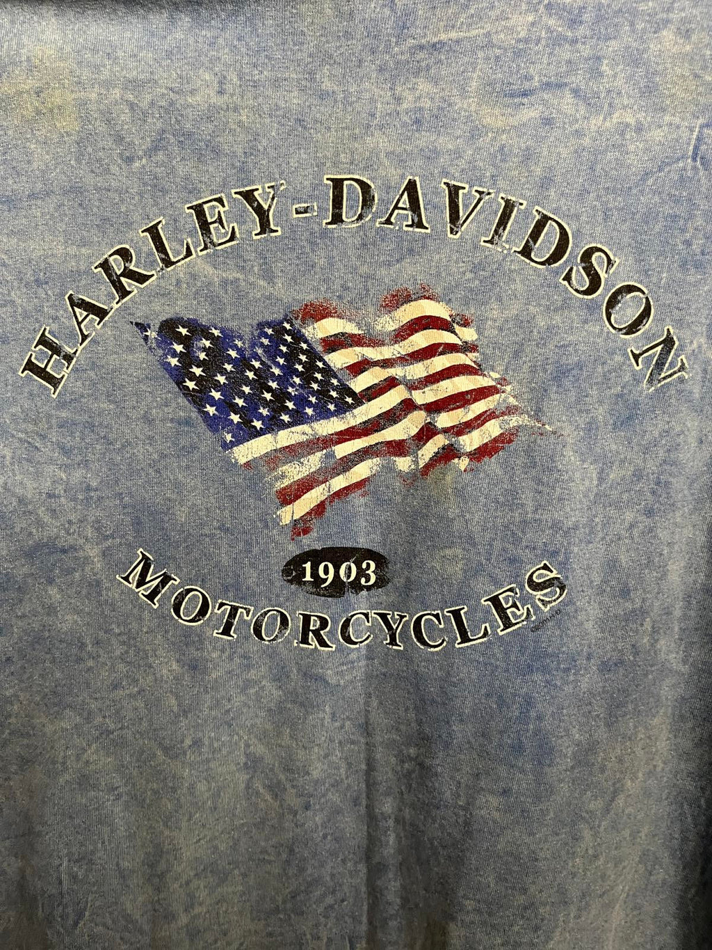 Patriots Harley Davidson T-shirt Daytona Beach Forida Tee XL