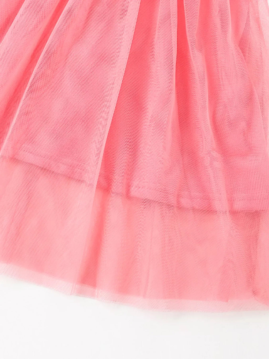 Children's Floral Embroidered Tulle Dress