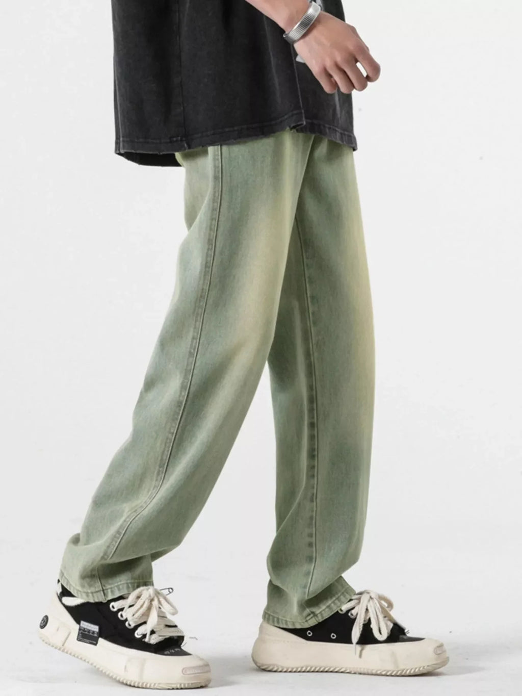 Men's Full Size Pocketed Relaxed Fit Jeans Plus Size