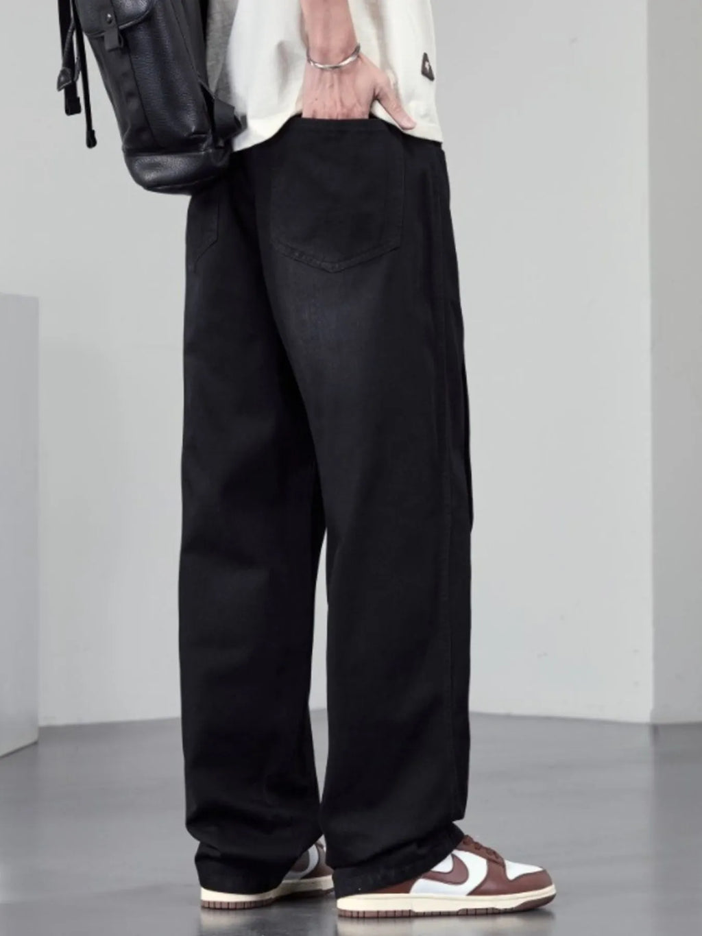 Men's Plus Size Wide Leg Jeans