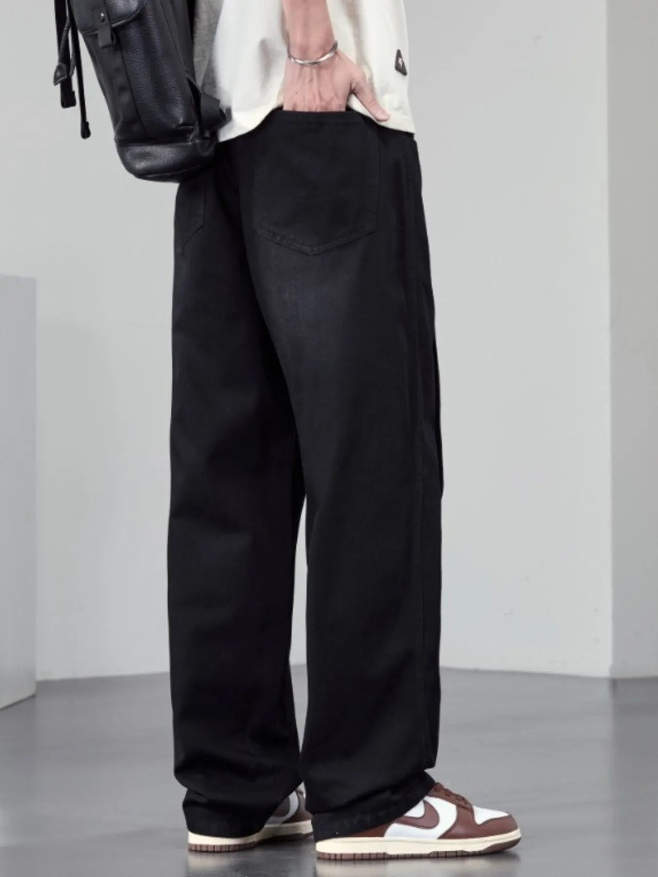 Men's Plus Size Wide Leg Jeans
