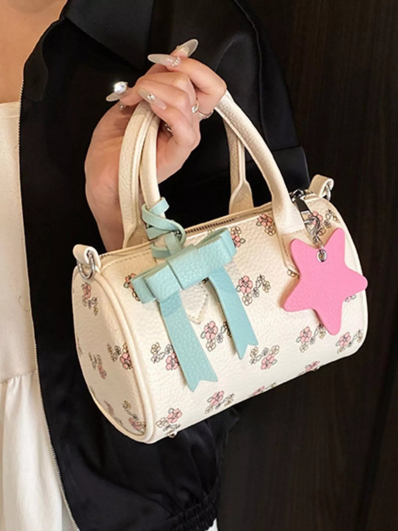 Floral Print Crossbody Bag