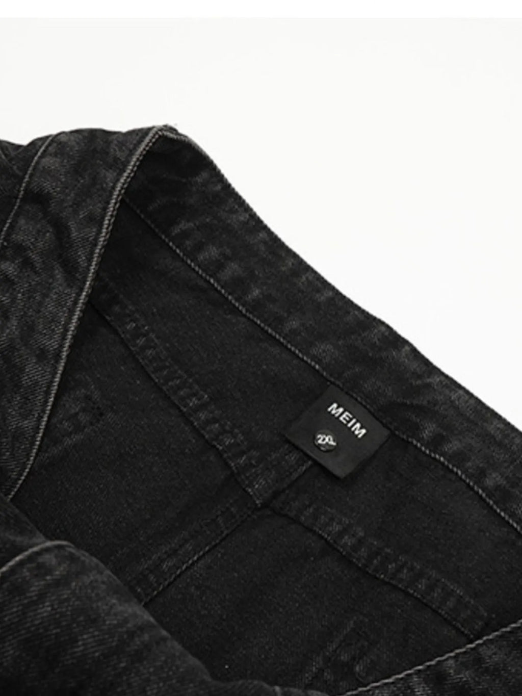 Men's Vintage Washed Cargo Denim Jeans