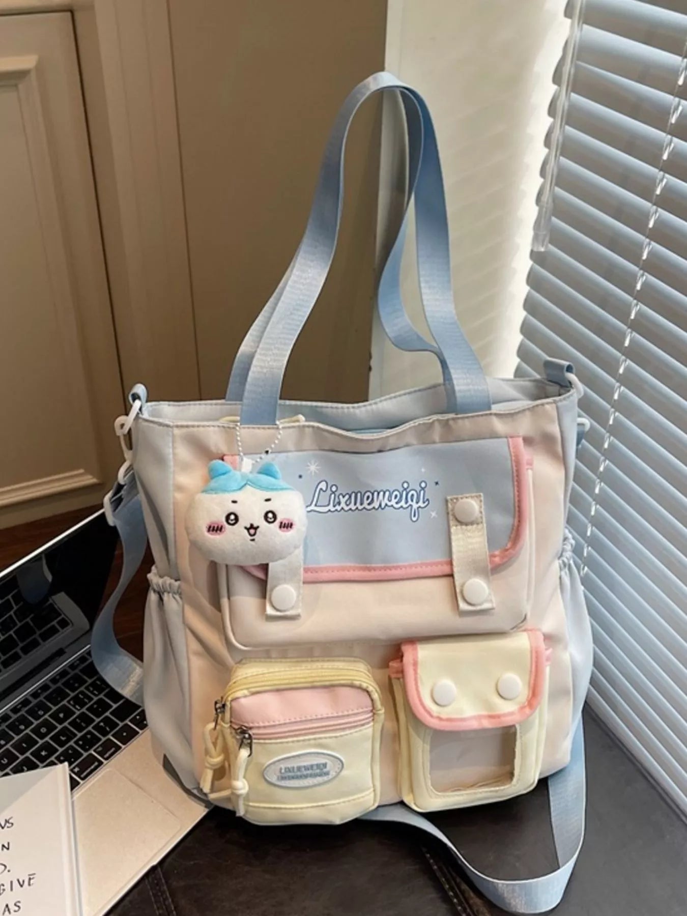 Multi-Pocket Shoulder Bag