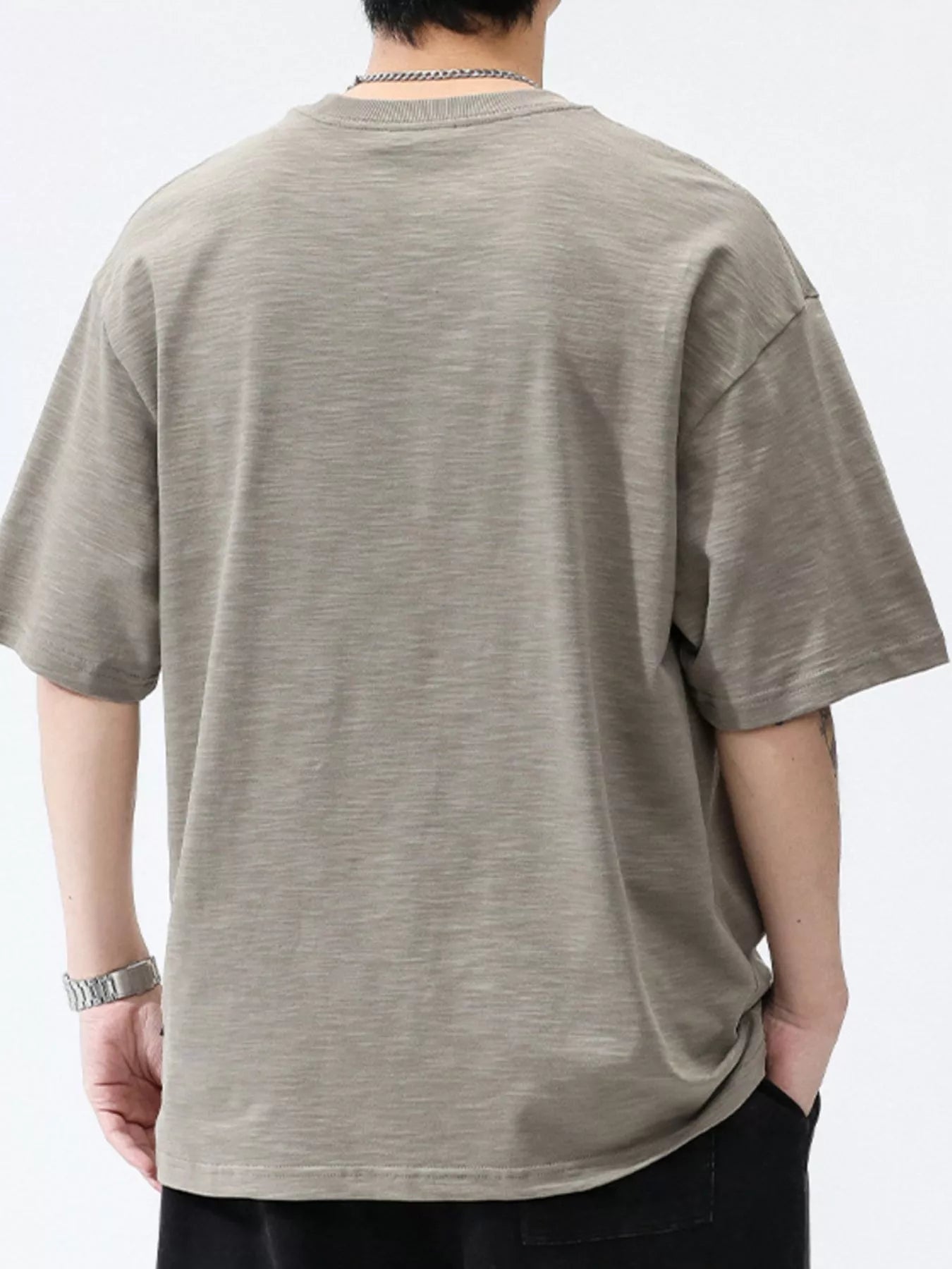 Men's Plus Size Casual Round Neck Short Sleeve T-Shirt
