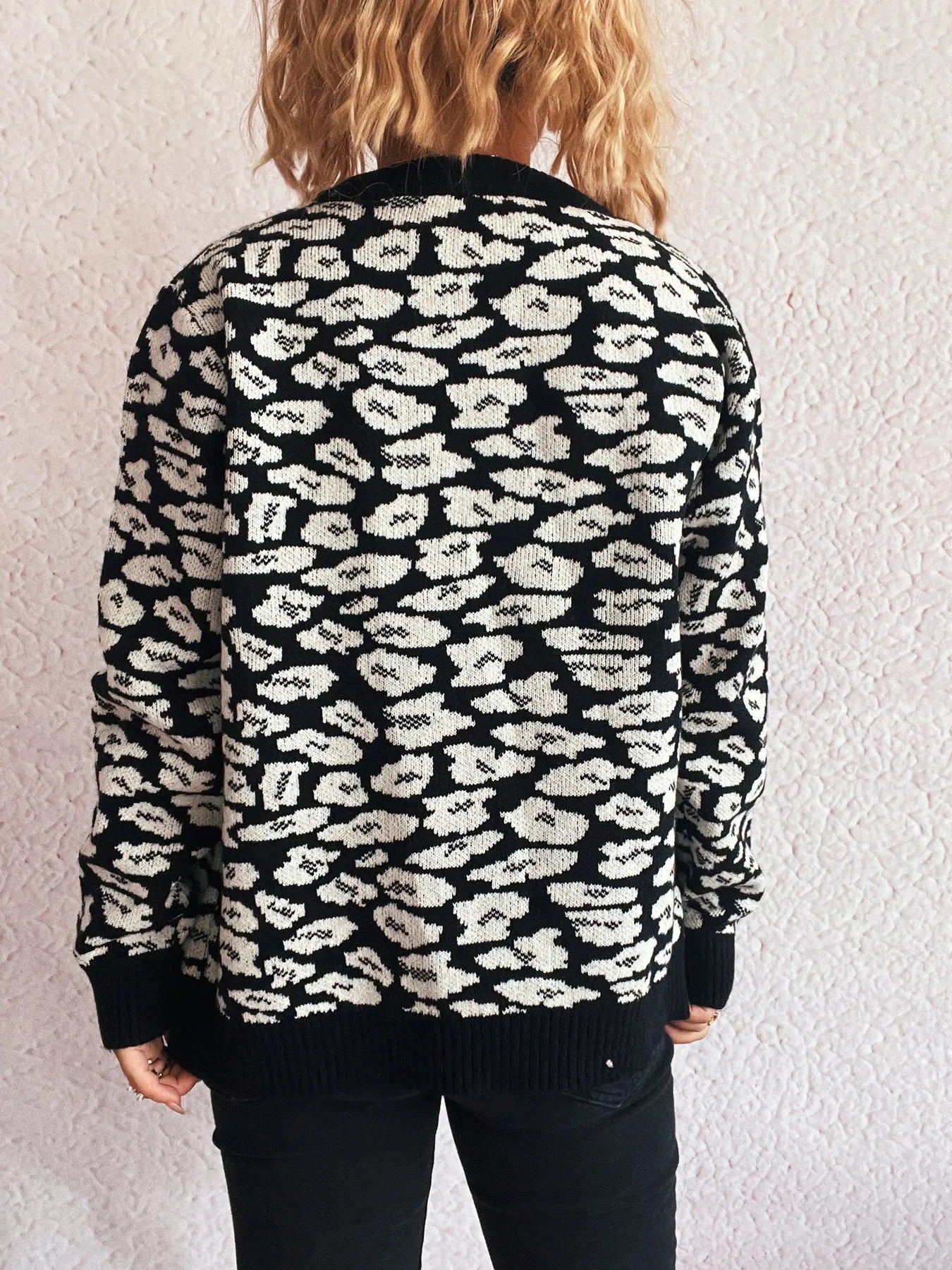 Zip Up Long Sleeve Cardigan