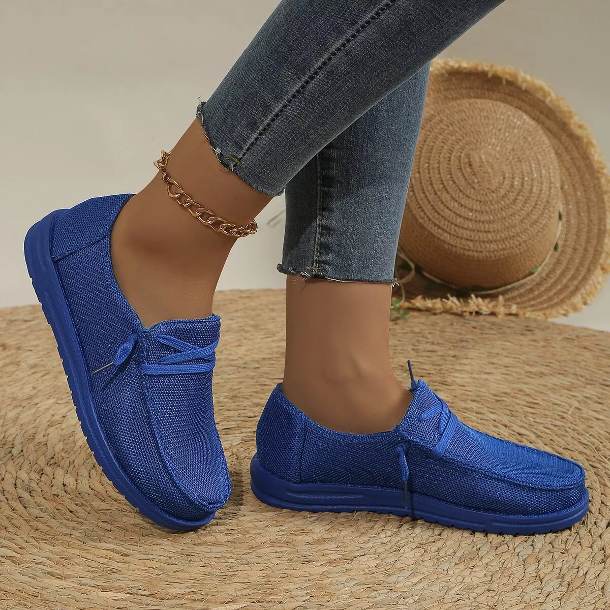 Round Toe Slip-Ons