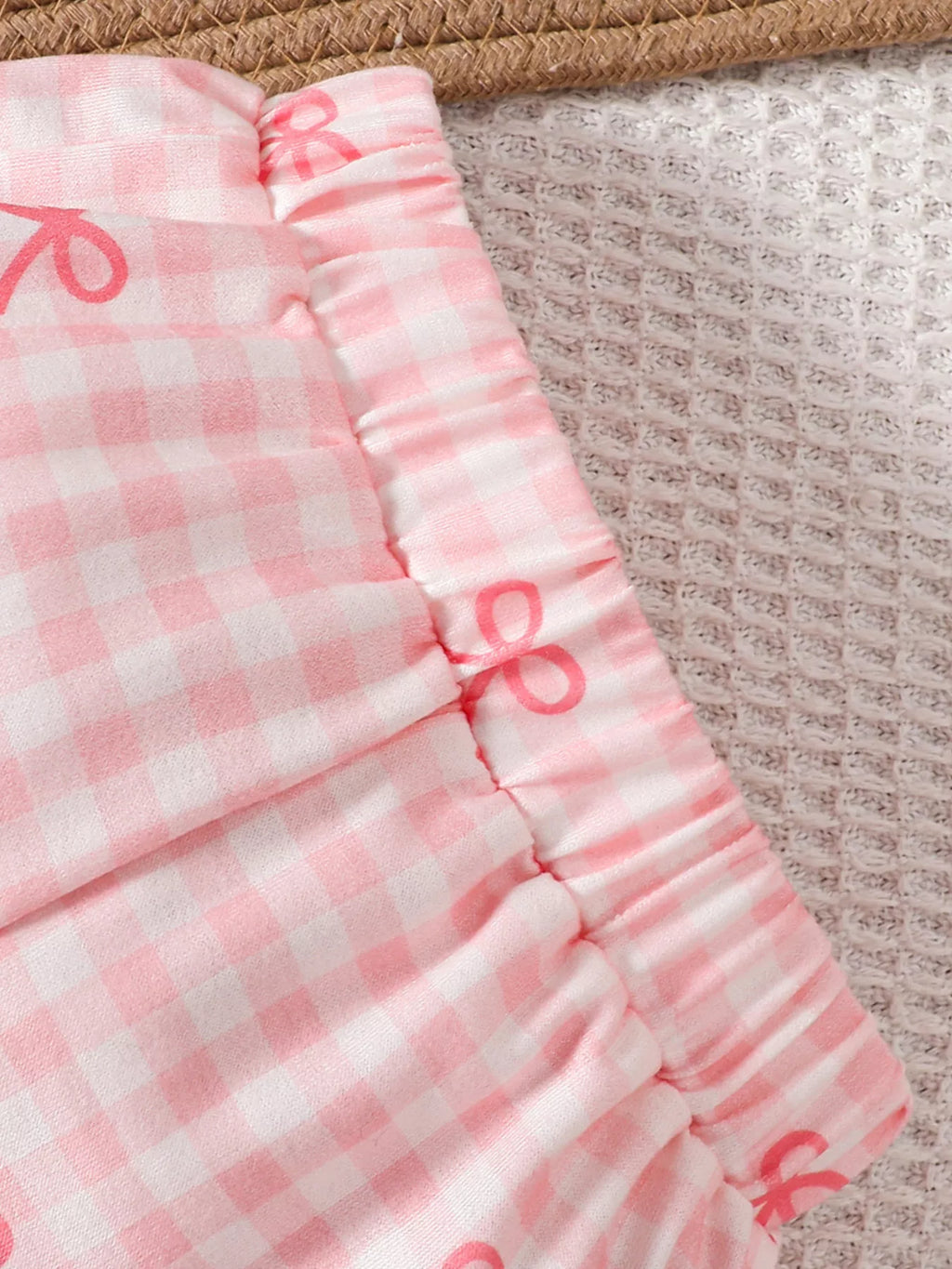 Children's Bow Long Sleeve Top and Pants Set