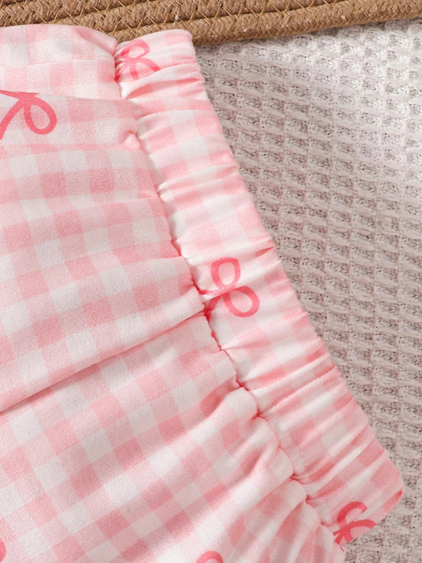 Children's Bow Long Sleeve Top and Pants Set