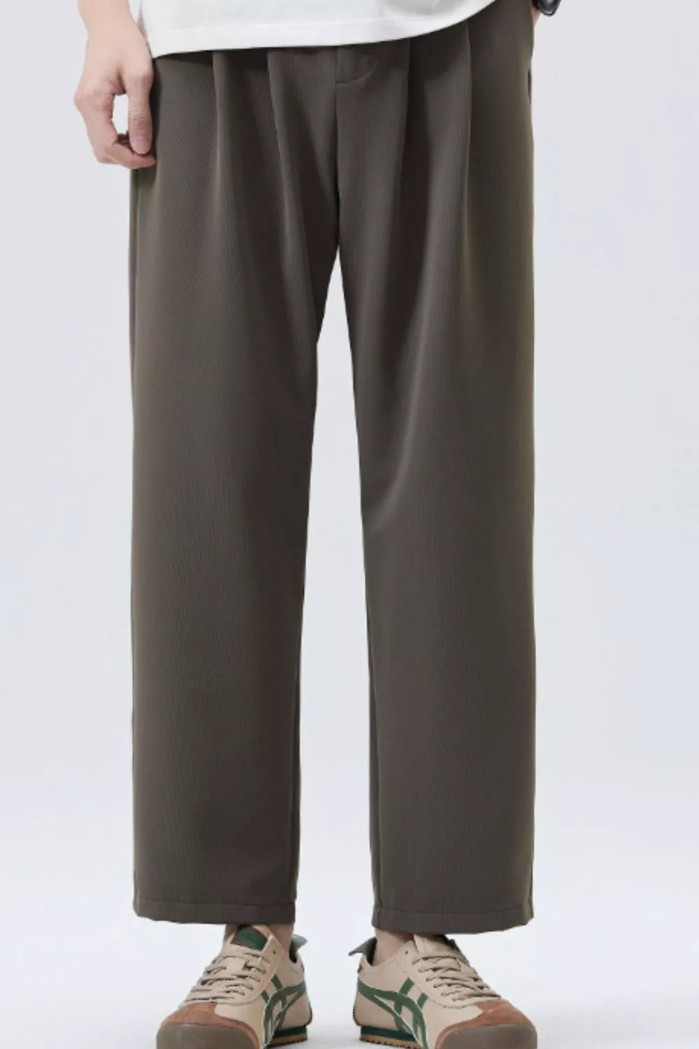 Men's Full Size Wide-Leg Casual Pants Plus Size