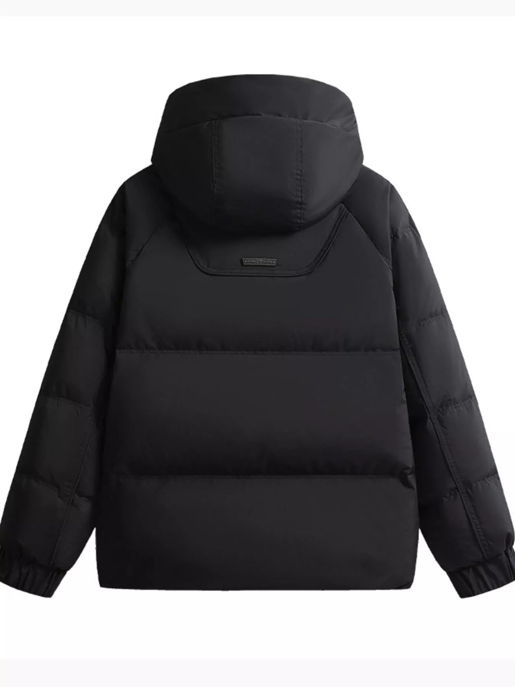 Men's Plus Size Diamond Quilted Hooded Puffer Jacket