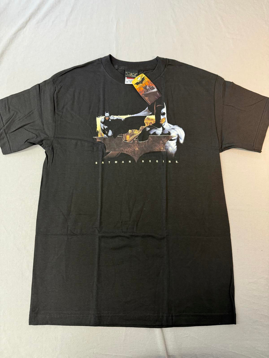 Batman Begins Movie Promo- Comic Art 2005 Tee - M