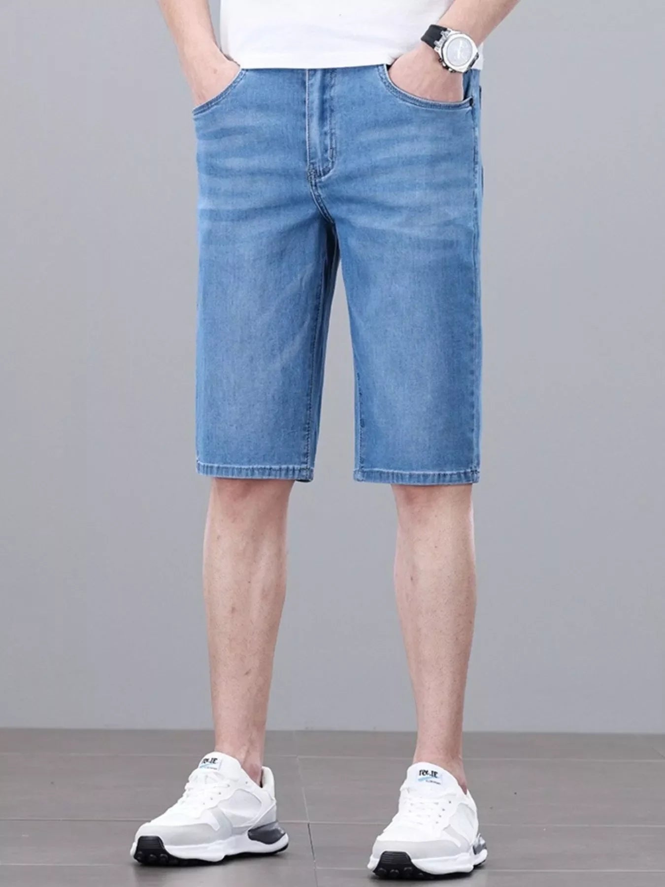 Men's Loose Fit Denim Shorts