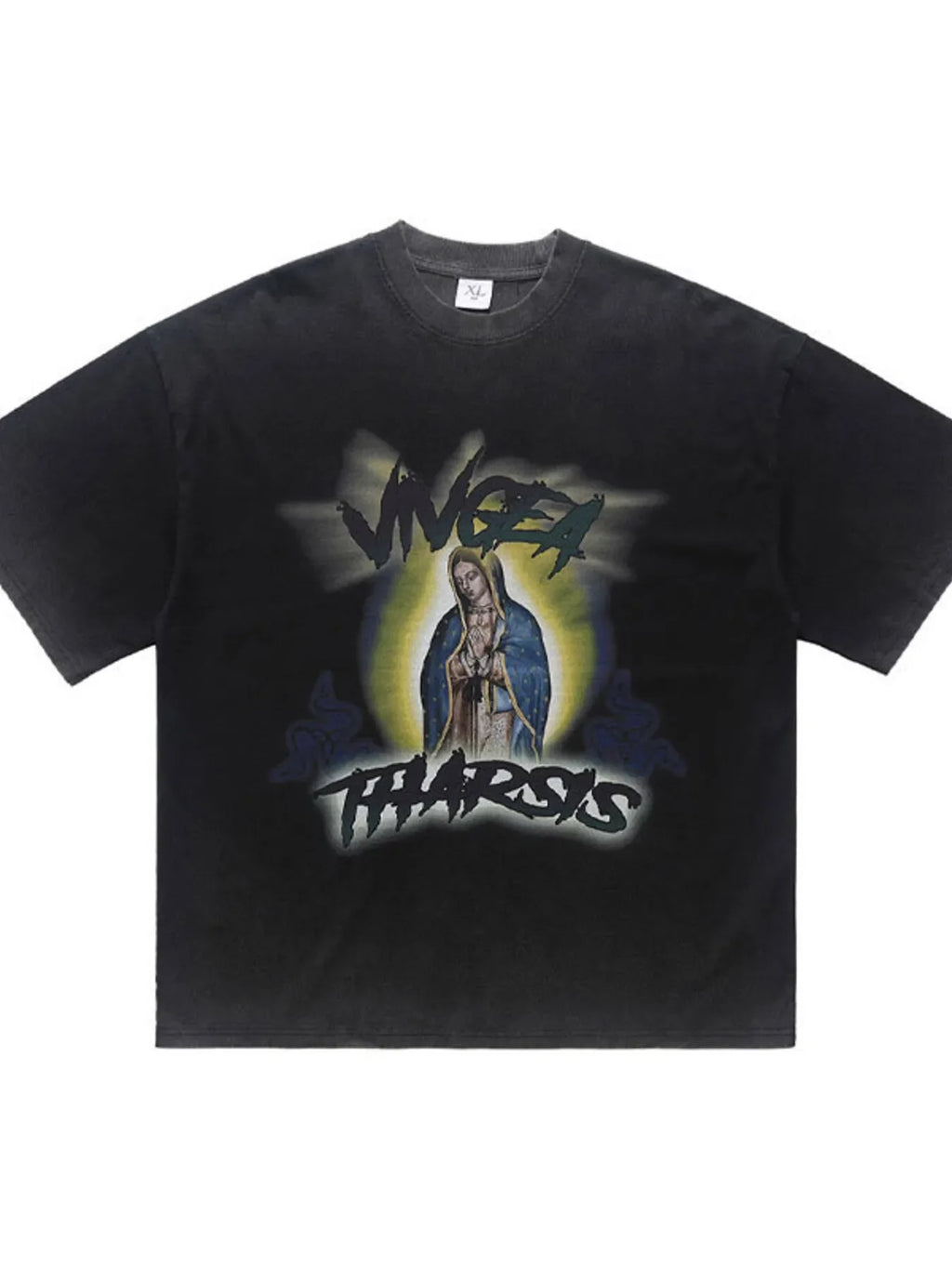 Men's Graphic Round Neck Short Sleeve T-Shirt