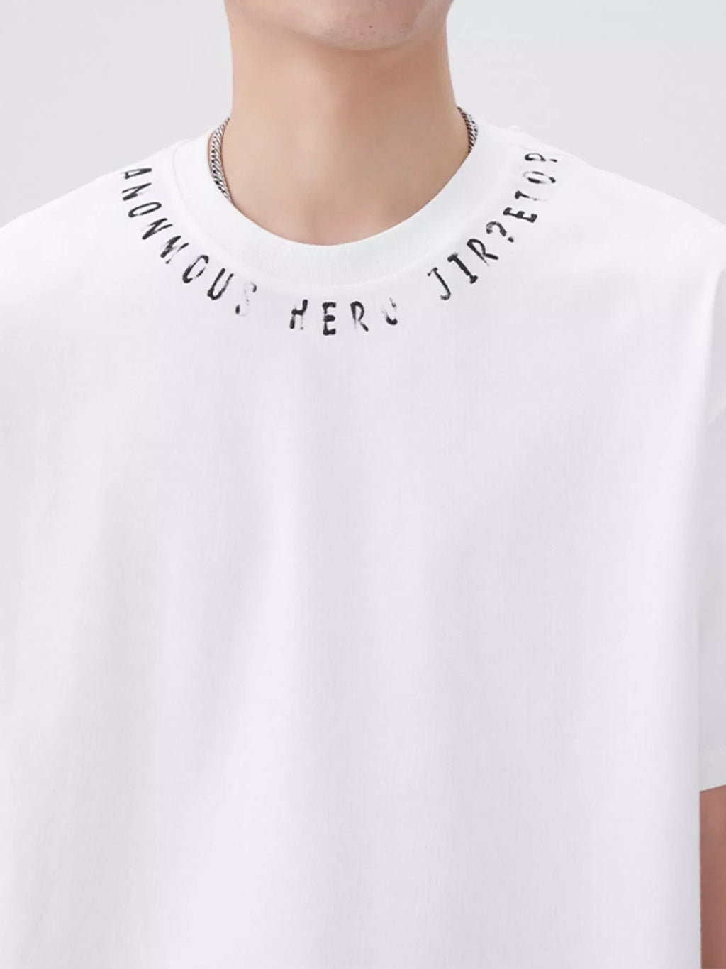 Men's Plus Size Round Neck Short Sleeve T-Shirt