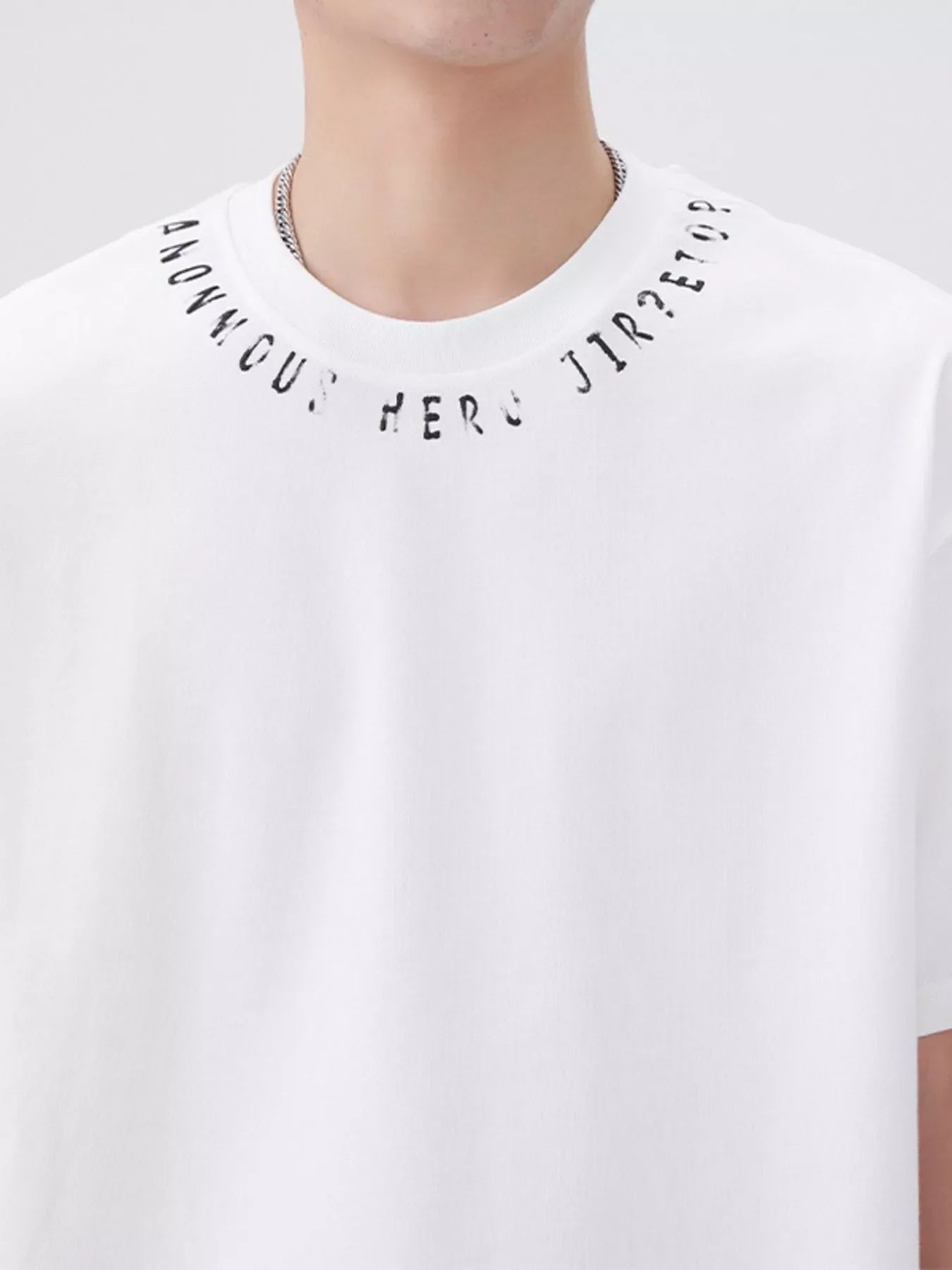 Men's Plus Size Round Neck Short Sleeve T-Shirt