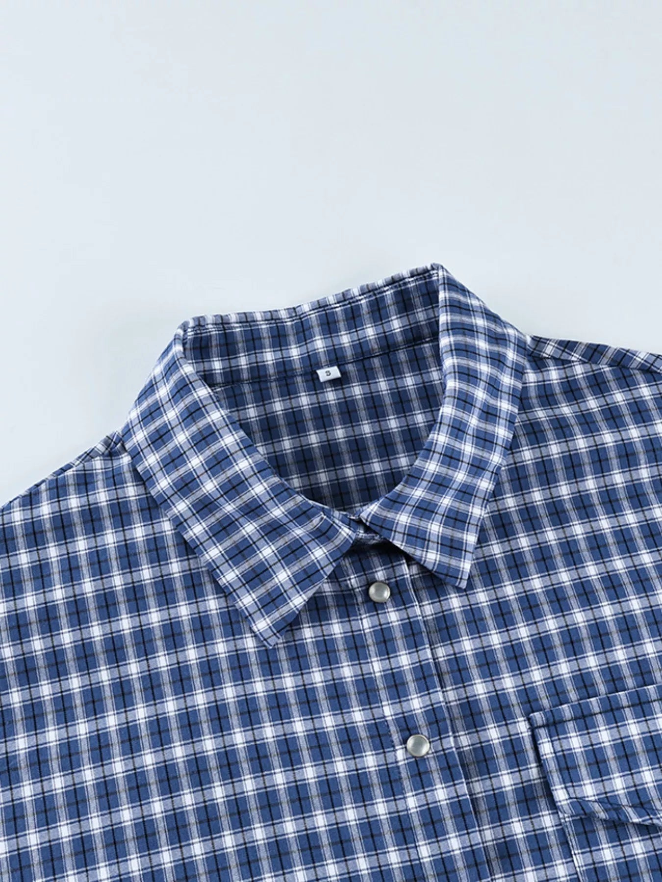 Oversized Plaid Button Up Shirt