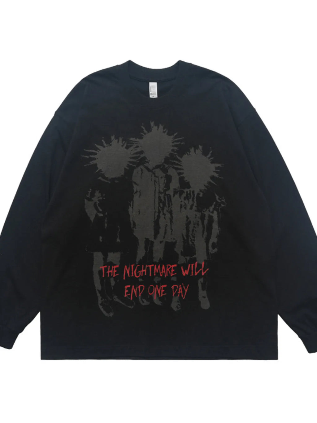 Men's Plus Size Graphic Long Sleeve T-Shirt