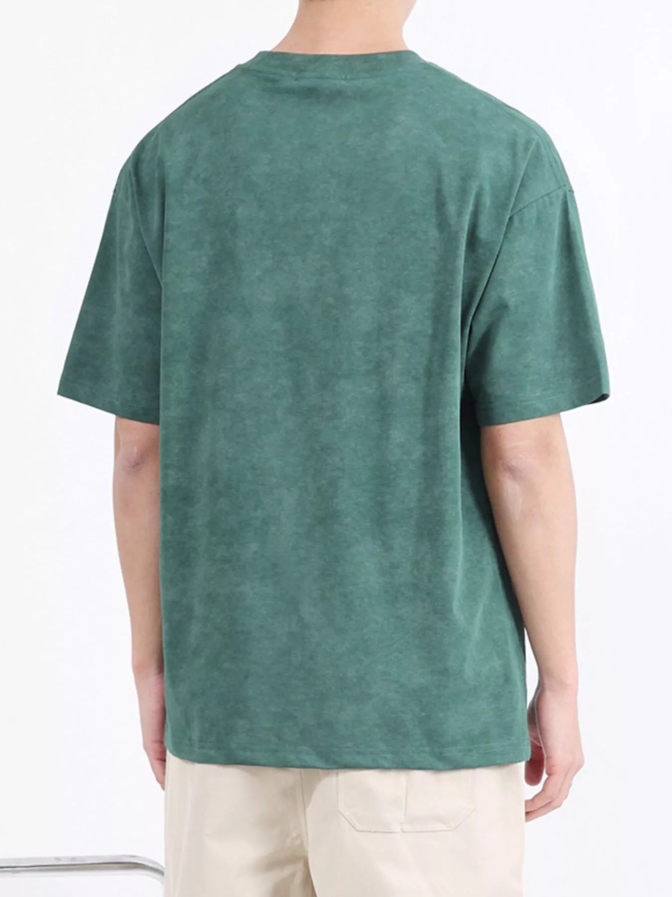 Men's Plus Size Round Neck Short Sleeve T-Shirt