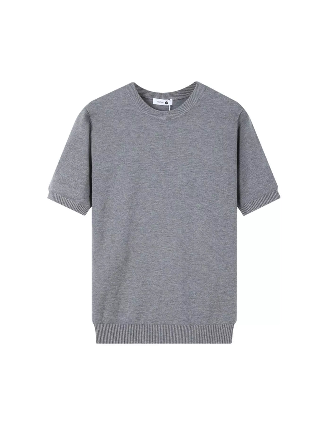 Men's Plus Size Casual Short Sleeve Knit Top