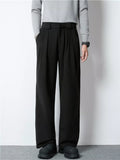 Men's Full Size Wide Leg Pleated Dress Pants Plus Size