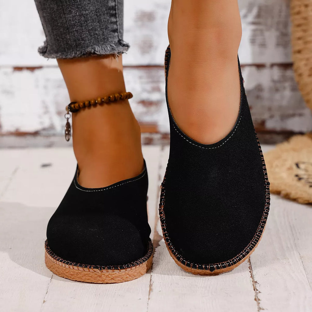 Round Toe Flats Slip-Ons