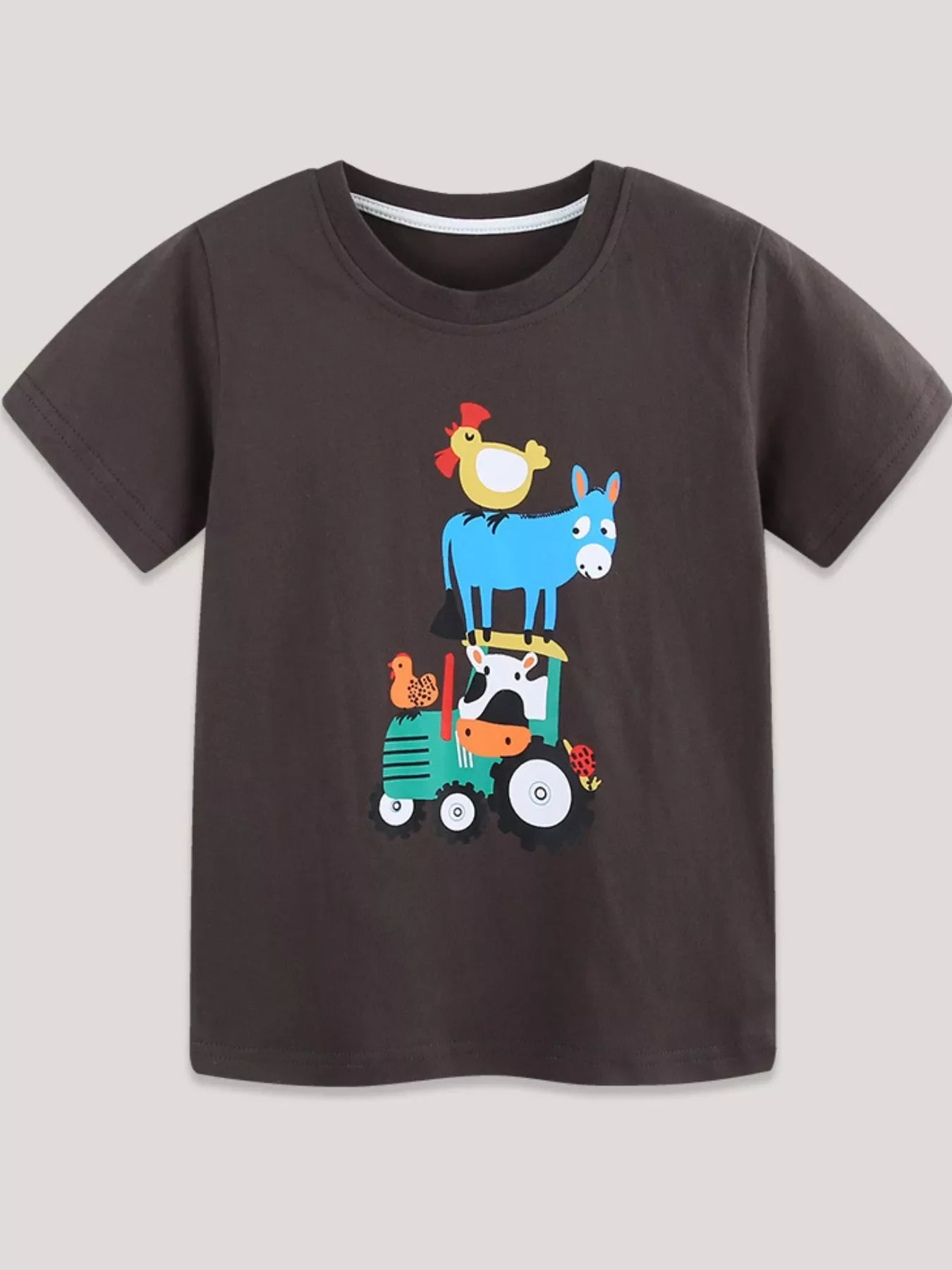 Kids' Farm Animal Graphic T-Shirt