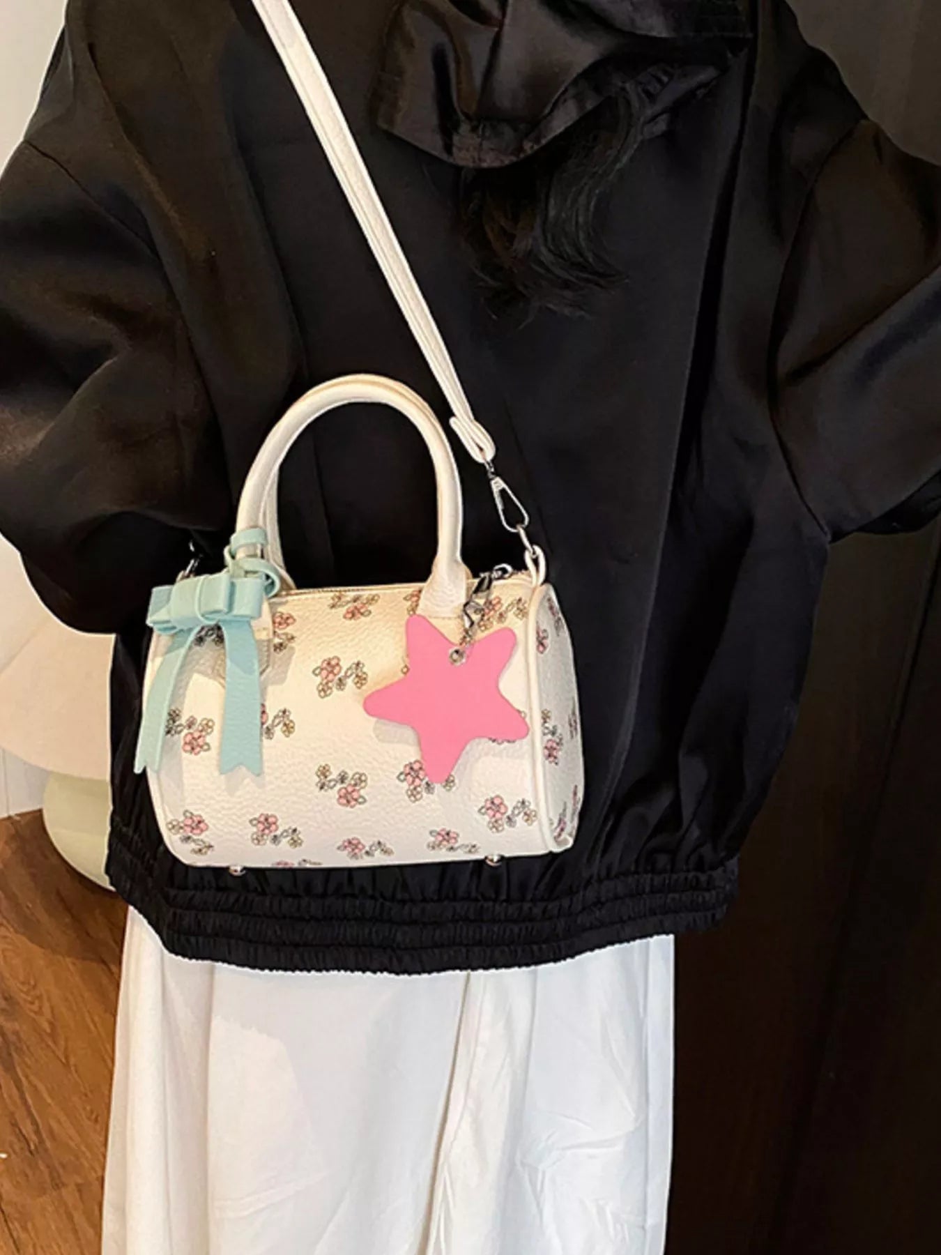 Floral Print Crossbody Bag