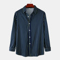 Men's Striped Button-Down Shirt
