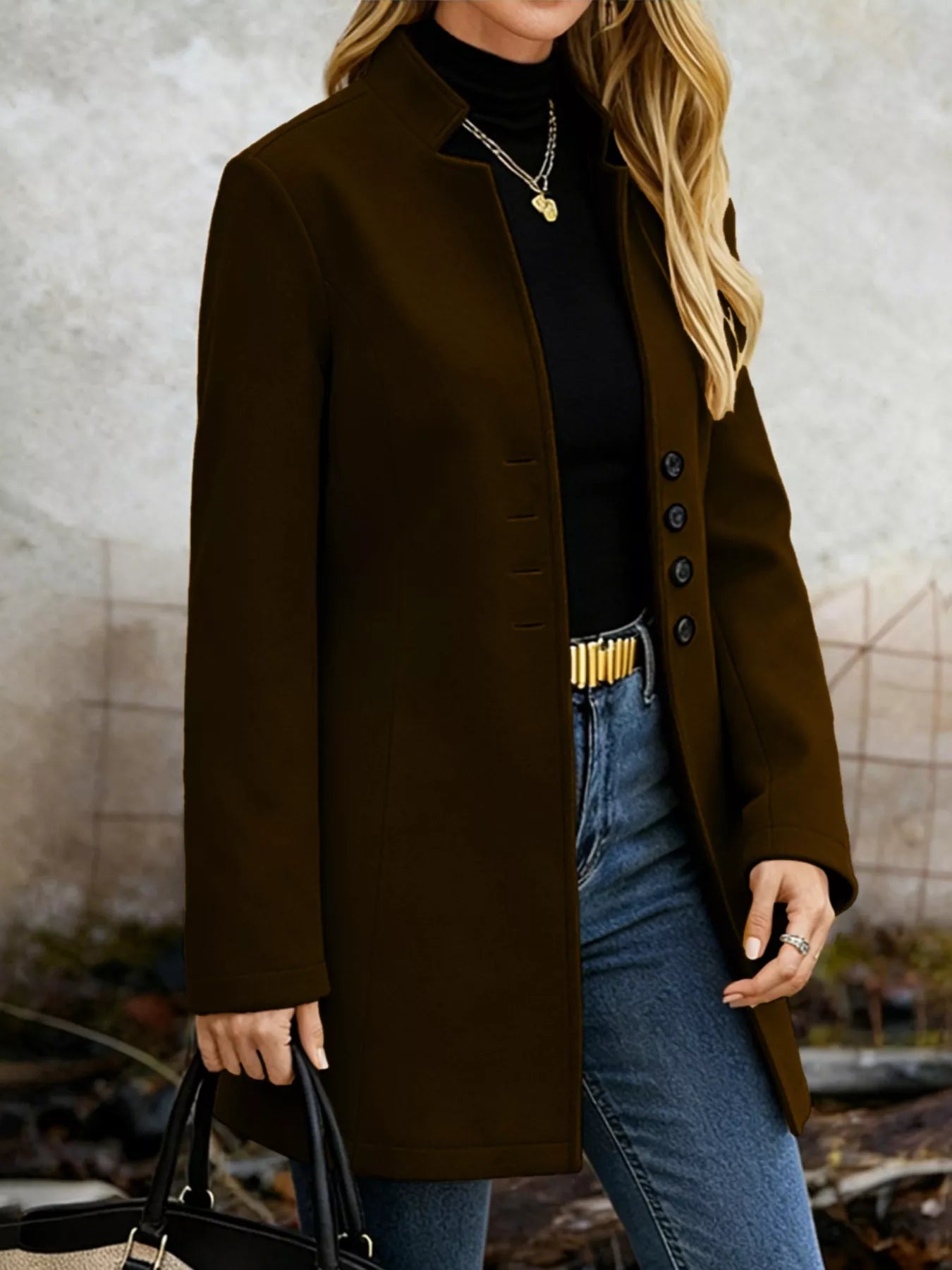Button-Down Longline Outerwear