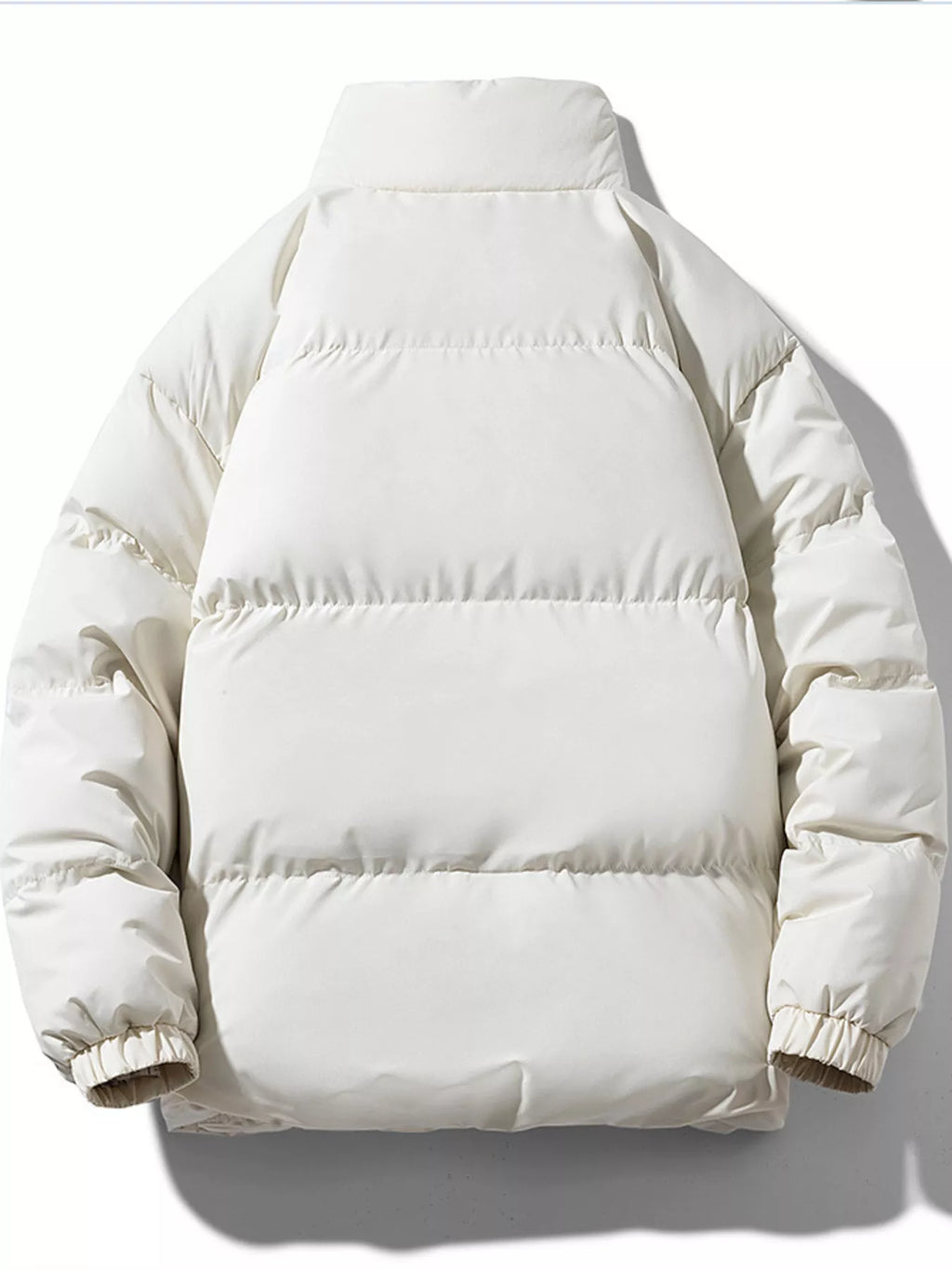Men's Plus Size Zip Up Sherpa Lined Puffer Jacket