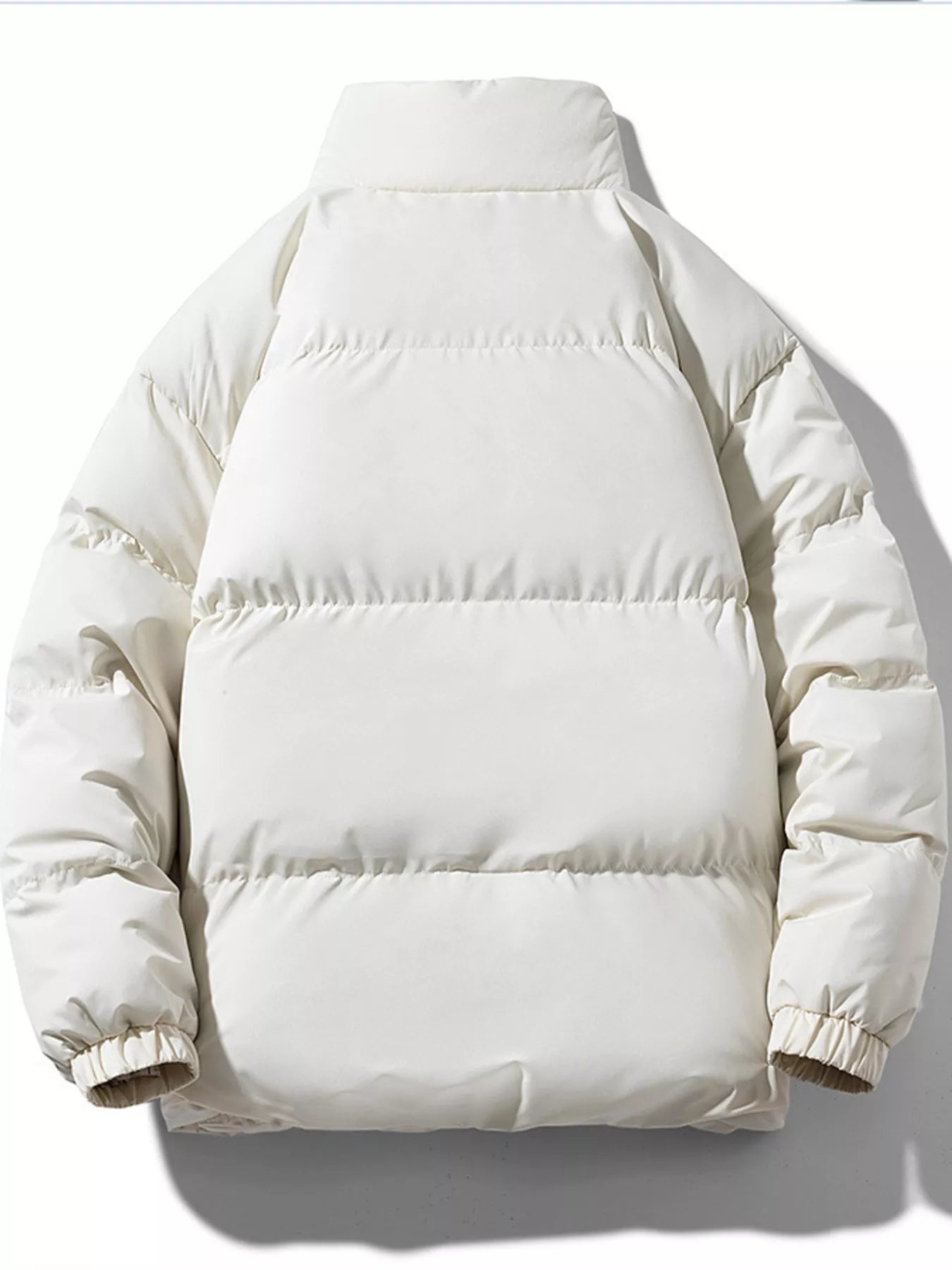 Men's Plus Size Zip Up Sherpa Lined Puffer Jacket