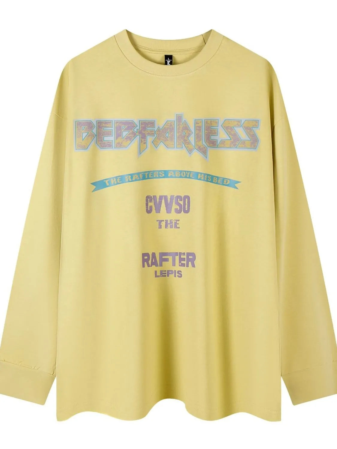 Men's Round Neck Letter Graphic T-Shirt