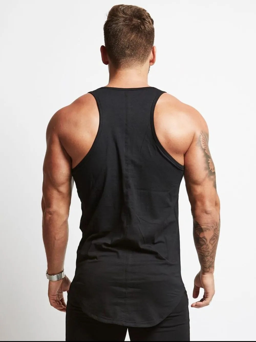 Men's Round Neck Racerback Tank