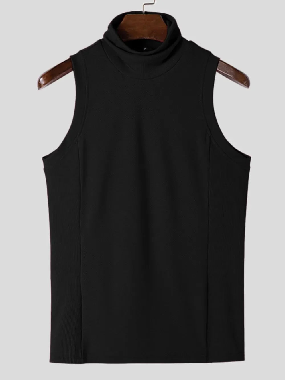 Men's Full Size Turtleneck Slim Tank Plus Size