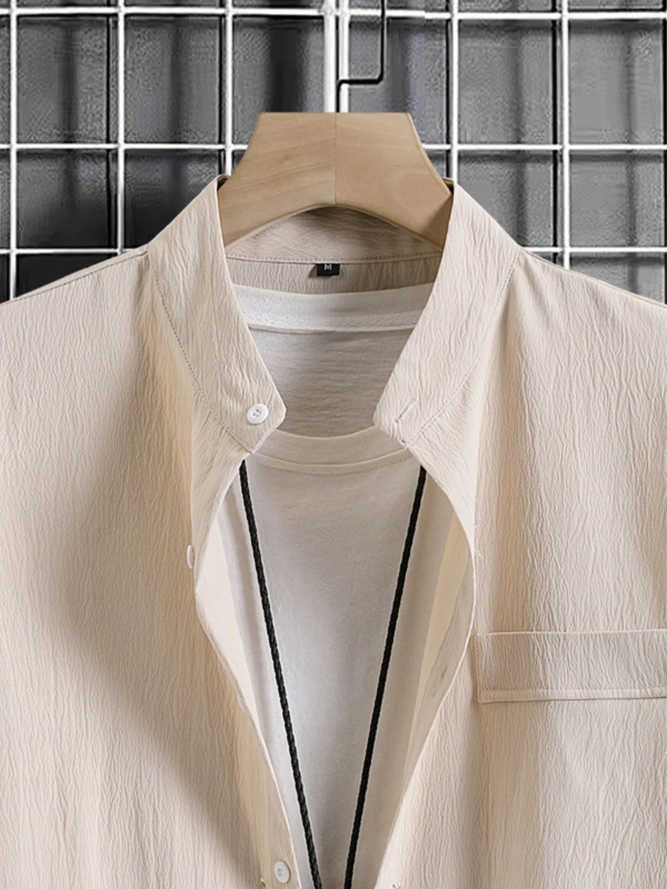 Men's Button Up Short Sleeve Shirt