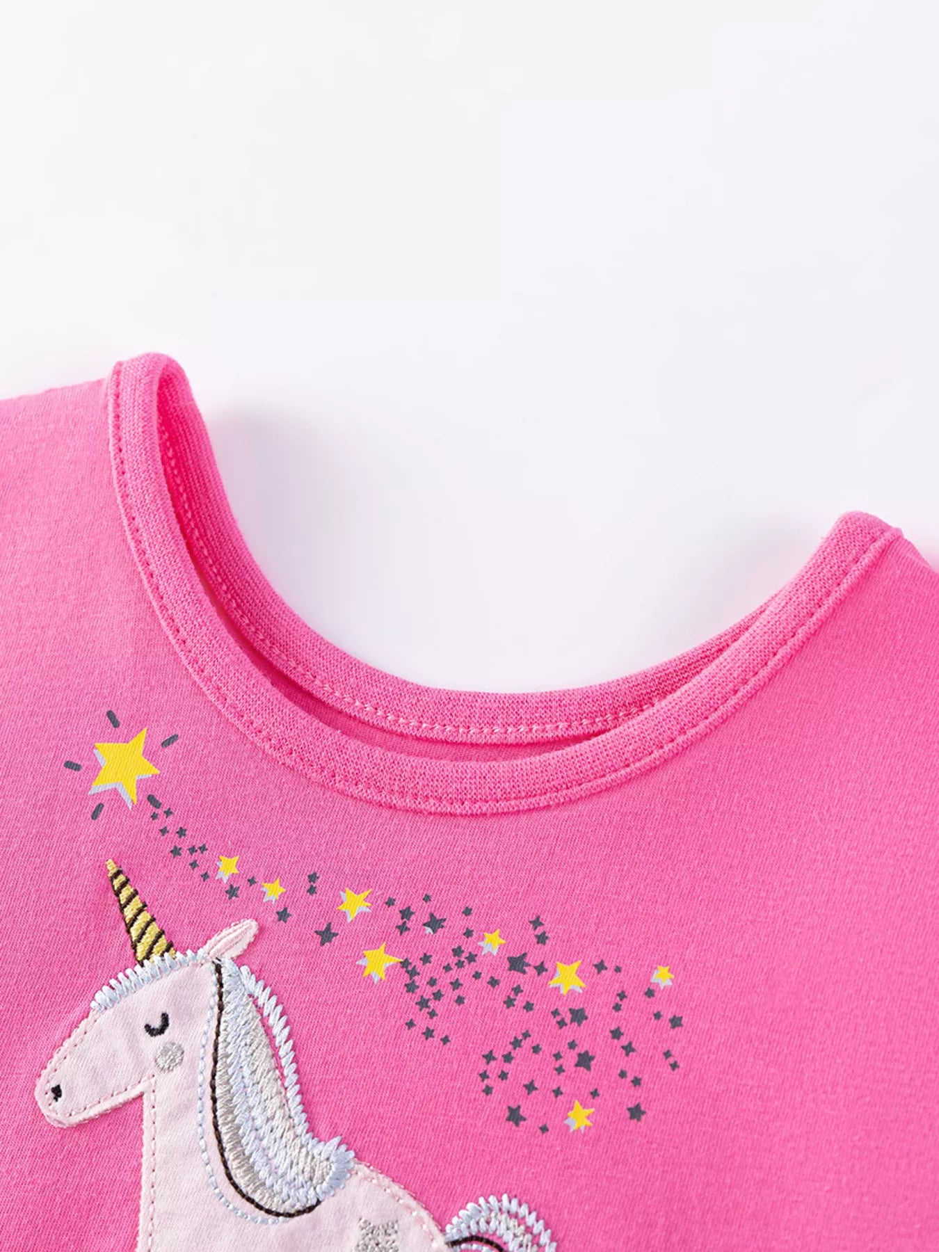 Children's Unicorn Round Neck Tulle Dress