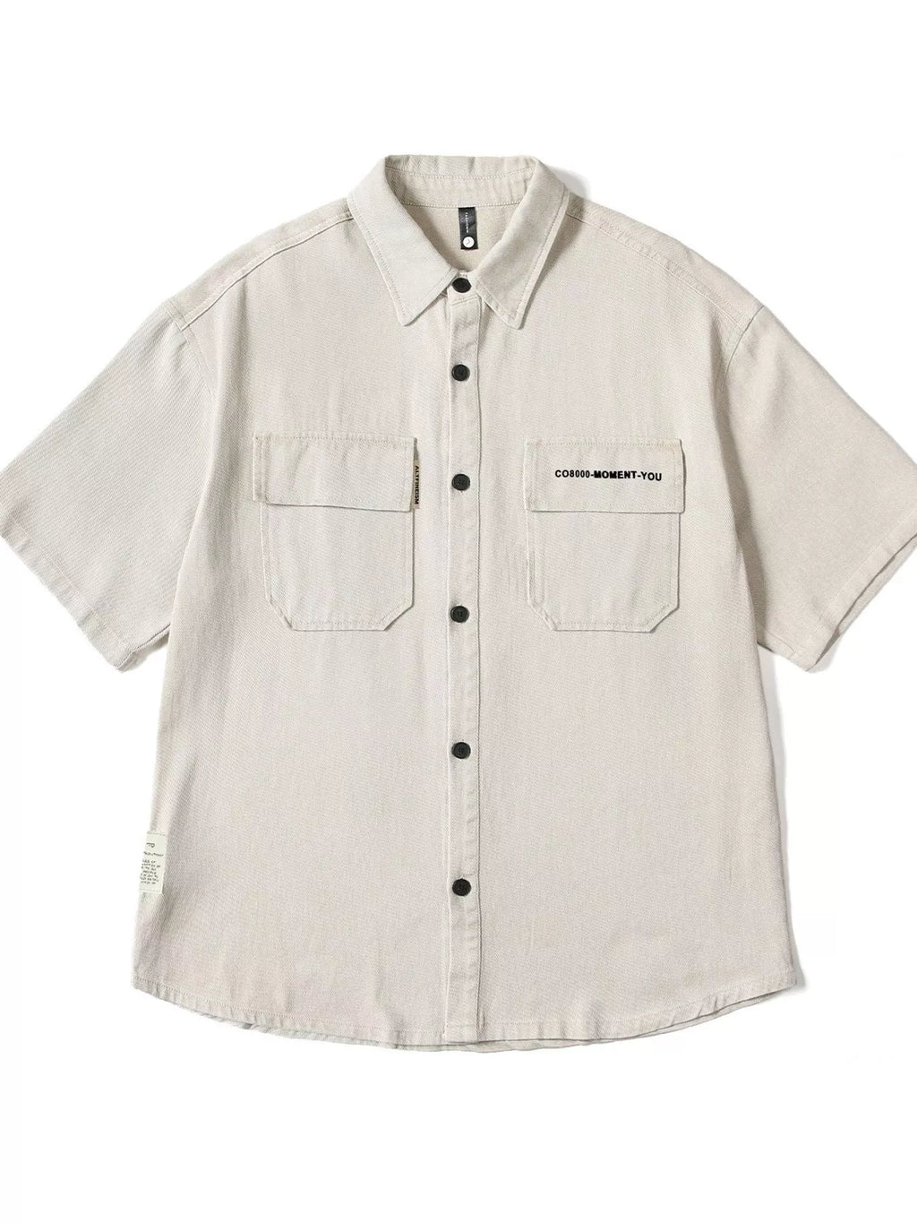 Men's Full Size Button Down Oversized Short Sleeve Shirt Plus Size