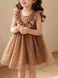 Children's Polka Dot Ruffle Dress